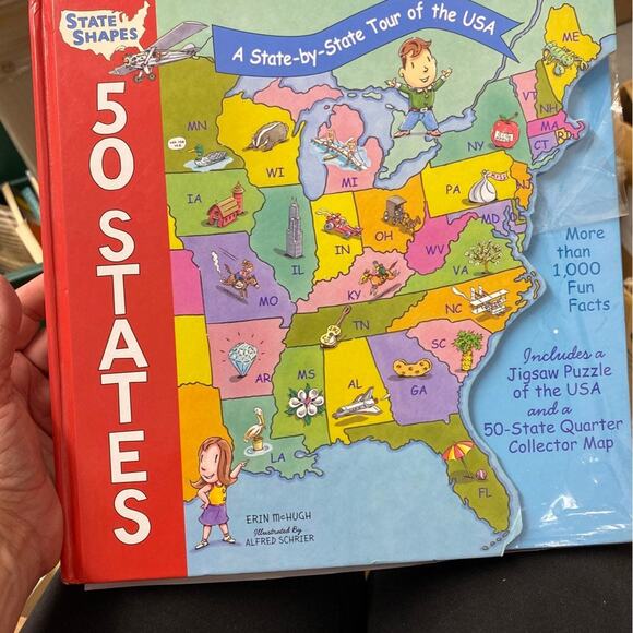 50 states: a state-by-state tour of the USA by Erin McHugh (Hardback) - Picture 1 of 4